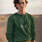 Sweet Symphony Men Sweatshirt Olive Green