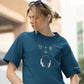 Sweet Symphony Women Oversized T-Shirt Steel Blue