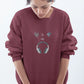 Sweet Symphony Women Sweatshirt Maroon