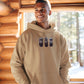 Wisdom In Silence Men Hoodie Beige