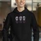 Wisdom In Silence Men Hoodie Black