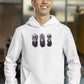 Wisdom In Silence Men Hoodie White