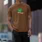 Slyther Out Men T-Shirt Coffee Brown
