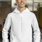 Social Butterfly Men Hoodie White