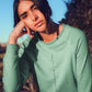 Social Butterfly Women Sweatshirt Mint Green