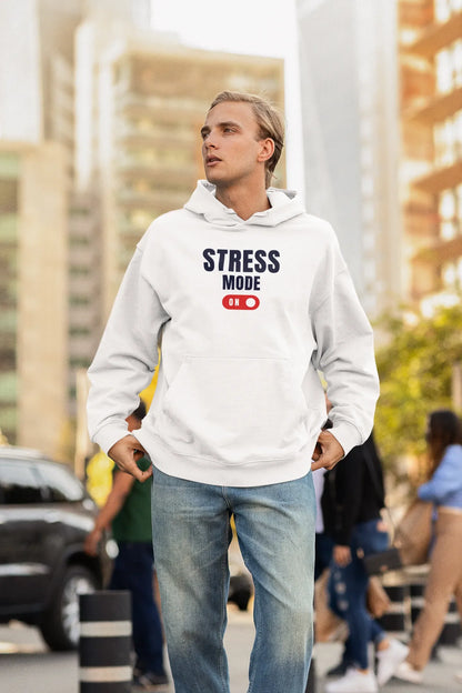 Chill Switch Men Hoodie White