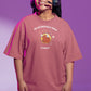 Taurus Force Women Oversized T-Shirt Beige