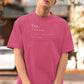 Tea Noun Men Oversized T-Shirt Blush Pink