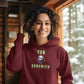 Tea Serenity Women Hoodie Maroon