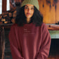 Tea Noun Women Hoodie Maroon