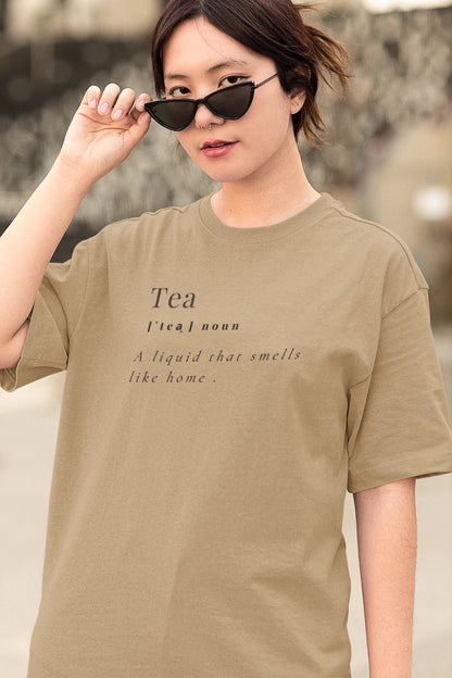 Tea Noun Women Oversized T-Shirt