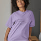 Tea Noun Women Oversized T-Shirt Lavender