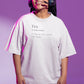 Tea Noun Women Oversized T-Shirt White