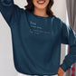 Tea Women Sweatshirt Navy Blue