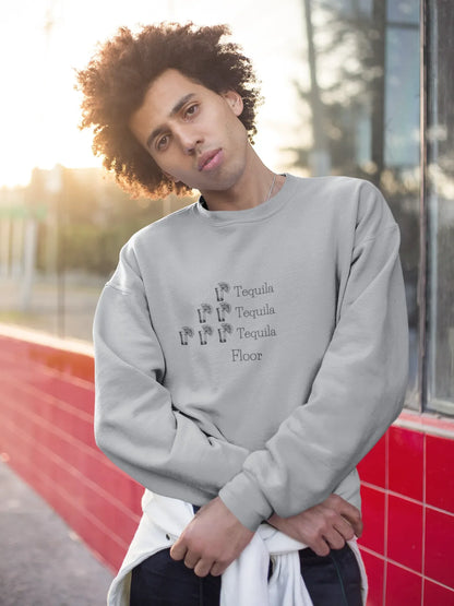 Tequila Countdown Men Sweatshirt Grey