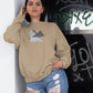 Triangular Harmony Women Sweatshirt Beige