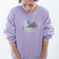 Triangular Harmony Women Sweatshirt Lavender