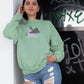 Triangular Harmony Women Sweatshirt Mint Green