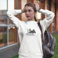 Triangular Harmony Women Sweatshirt White