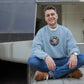Virgo Vibes Men Sweatshirt Steel Blue