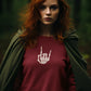 Skeletal Sup' Women Sweatshirt Maroon