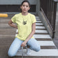 Skeletal Sup' Women T-Shirt Butter Yellow