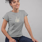 Skeletal Sup' Women T-Shirt Grey