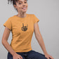 Skeletal Sup' Women T-Shirt Mustard Yellow