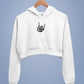 YO SKULL Unisex Crop Hoodie