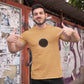 Zodiac Cosmos Men T-Shirt Mustard Yellow