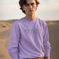 Lunar Zodiac Men Sweatshirt Lavender