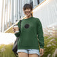 Zodiac Cosmos Women Sweatshirt Olive Green